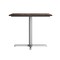 Flash Furniture 36" Square Outdoor Tabletop, Dark Brown, Seamless Surface Technology, 30x30 Silver Cast Iron X Base ST-SQ36-WBR-T3030S-GG - alternate 8