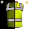 Dome75 OMNI Series OV6100 HiVis Class 2 Heavy Duty Utility Vest MD OV6124 - alternate 3