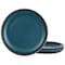 Gibson Home Rockabye 4 Piece Melamine Dinner Plate Set in Dark Teal 136601.04 - alternate 1