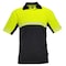 Dome75 Safety Shirt, Enhaced Visibility, Polyester, HiVis Yellow/Black Bottom, XL OSP4742 - alternate 5