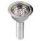 Elkay 3-1/2" Drain Fitting Stainless Steel Body with Strainer Basket Matte Finish LKJ35 - alternate 1