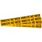 Brady Self-Adhesive Pipe Marker: DOM HOT WATER, 1.125in H x 7in W, Pack of 5 Each, 5PK 103549 - alternate 1