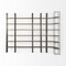 Homeroots Brown Nickel and Solid Wood Six Tier Bookcase 392228 - alternate 10