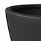 Leisuremod Dahlia Tapered Round Fiberstone & MgO Clay Planter with Cover, Weather-Resistant DP14BL - alternate 5