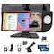 Wrightmaster 10.26 in HD Touch Screen Car Stereo, with CarPlay, Android Auto, White Built-in Clock, Dual Cameras ZR-S-Dial-white - alternate 1
