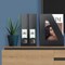 Acrimet Magazine File Holder Vertical Rack, Durable Plastic Desk Organizer, Black, 2PK 277.6 - alternate 7