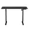 Homeroots Adjustable Black Wood and Stainless Steel Standing Desk 723774 - alternate 1