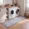 Jonathan Y Arabella Vintage Floral Border Non-Slip Machine-Washable Ivory/Gray 2 ft. x 8 ft. Runner Rug VOR107F-28 - alternate 5