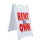 Signmission Rent To Own, A-Frame & 2 Decals Installed, Heavy-Duty Plastic Frame SBHD-D-2436-Rent To Own - alternate 1
