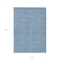Homeroots 10' X 14' Denim Blue Black And Ivory Geometric Washable Indoor Outdoor Area Rug 596727 - alternate 8