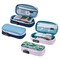 Its Academic Locking Pencil Case, For Office & School Supplies, Travel Organizer Bag, Palm Tree & Blue, 2-Pack 24371-PMBL-2PK - alternate 1