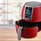 Brentwood Industries Small 1400 Watt 4 Quart Electric Digital Air Fryer with Temperature Control in Red AF-400DR - alternate 7