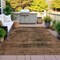 Homeroots 5' X 8' Brown And Charcoal Floral Washable Indoor Outdoor Area Rug 631006 - alternate 5