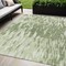 Homeroots 5' X 8' Green And Ivory Abstract Washable Indoor Outdoor Area Rug 612654 - alternate 1
