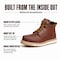 Handpoint Mens 6 in Soft Toe Work Boots-Lightweight Water Resistant Leather Boots, Slip Resistant, 7 VCK3036D-7 - alternate 8