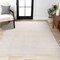Jonathan Y Adrian Modern Geometric Circle Dot High-Low White/Cream 4 ft. x 6 ft. Area Rug SND105B-4 - alternate 1