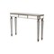 Homeroots 47" Silver and Gold Mirrored Glass Console Table With Drawer 568868 - alternate 8