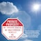 Signmission Private Property No Through Traffic, 4 inch X 4 inch, Vinyl Decal, 2PK OC-D-2PACK-4-156 - alternate 4