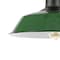 Jonathan Y Camila 14 in. 1-Light Classic Industrial Indoor/Outdoor Iron LED Semi Flush Mount, Green/White JYL7617F - alternate 9