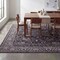 Jonathan Y Eleanor Vintage Medallion Border Non-Slip Machine-Washable Dark Gray/Multi 9 ft. x 12 ft. Area Rug VOR100J-9 - alternate 1