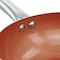 Gibson Home Copper Pan Cooking Excellence 12 Inch Aluminum Nonstick Frying Pan in Copper 108438.01 - alternate 6