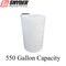 Snyder Industries 550 Gallon Plastic Vertical Dome Top Tank 1800000C97203 - alternate 5