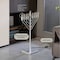 Vintiquewise Large Modern Antique Silver Nine Branch Electric Chabad Style Hanukkah Menorah with Flame QI004626-Si - alternate 8