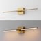 Jonathan Y Makena 28" Modern Minimalist Dimmable Integrated LED Metal Wall Sconce, Brass Gold JYL7022B - alternate 14