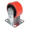 Vestil Polyurethane Rigid Caster 4 In. Diameter x 2 In. Width 792 Lb. Capacity Red/Black CST-VE-4X2PU-R - alternate 5