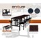 Regency Endure Standing Height Table & Chair Set with 12 Pull-Out Stools, Walnut Top, Walnut Wood Seats 9012-WLT-WLT - alternate 8