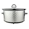 Brentwood Industries 3.5 Quart Diamond Pattern Slow Cooker in Stainless Steel SC-136S - alternate 5