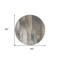 Homeroots 8' Taupe And Gray Round Abstract Washable Indoor Outdoor Area Rug 563615 - alternate 8