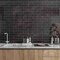 Apollo Tile Ash Gray 3 in x 12 in Glass Glossy Wall Subway 5 sqft/case, 20PK APLA88098 3X12A - alternate 5