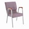 Flash Furniture Gray Fabric Stackable Church Chair with Arms XU-DG-60156-GY-GG - alternate 1