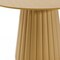 Homeroots 46" Brown Solid Wood Pedestal Base Round Top Dining Table 721006 - alternate 5