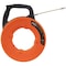 Klein Tools Multi-Groove Fiberglass Fish Tape with Spiral Steel Leader, 100-Foot 56380 - alternate 8