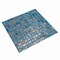 Apollo Tile Celestial 12in x 12in Glossy Yale Blue and Gold Glass Mosaic Wall and Floor Tile 20 sqft/case, 10PK APLST88BL535A - alternate 6