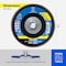 Pferd 4-1/2'' Flap Disc, 5/8''-11 Thread, 60 Grit, Z START STEELOX, Type 29, Conical, Zirconia 63922 - alternate 5