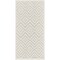 Homeroots 3' X 5' Ivory And White Geometric Indoor Outdoor Area Rug 556268 - alternate 9
