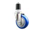 Service Caster 4 Inch 316SS Blue Polyurethane Wheel Swivel 1-7/8 Inch Expanding Stem Caster SCC-SS316EX20S414-PPUB-BLUE-178 - alternate 1