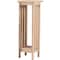 International Concepts Rectangle 36 in Mission Plant Stand, 12 W, 12 L, 36 in H, Wood, Unfinished 3069 - alternate 1