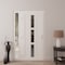 Vdomdoors Front Exterior Prehung Metal-Plastic Door Frosted Glass / MANUX 8112 White Silk / Office Commercial MANUX8112EXD-WS-W32+16-H80-RH-I - alternate 3