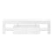 Homeroots 63in White Cabinet Enclosed Storage TV Stand 490385 - alternate 1