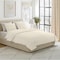 Lavish Home 3PC Velvet King Quilt Bedding Set 108x92 Inch King Bedspread and Matching Pillow Shams, Cream 66-004-VC-K - alternate 7
