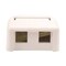 Legrand 2-Port Surface Mount Box, Fog White KSSMB2-88 - alternate 1