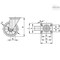 Elesa 452424 Medium-heavy duty castors Soft polyurethane coating plate bracketke 452424 - alternate 3