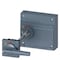 Siemens door mounted rotary operator standard IEC IP65 with door interlock 3VA9677-0FK21 - alternate 1