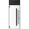 Vdomdoors Steel Door Dekton 0163 Ardesia Nero Top Exterior Window Sidelite Entry Door Painted W36xH80+16 Righ DEKTON0163EXD-ARD-W36xH80+16-RH-I - alternate 4