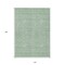 Homeroots 10' X 14' Sage And Gray Geometric Washable Indoor Outdoor Area Rug 595678 - alternate 7