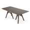 Homeroots 79" Dark Wenge Rectangular Solid Manufactured Wood And Solid Wood Dining Table 486037 - alternate 5